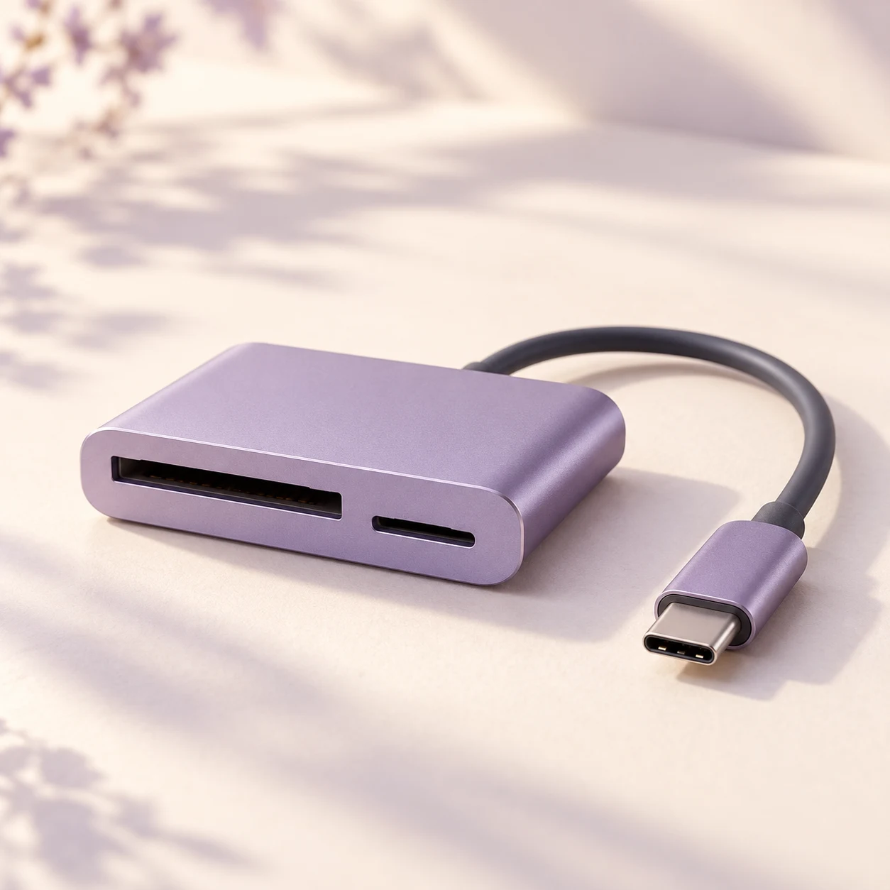 USB-C Dual Card Reader